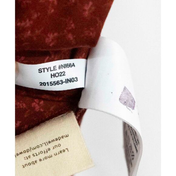 Madewell Sweetheart Puff Sleeve Midi Dress in Carmine Floral - Picture 14 of 14